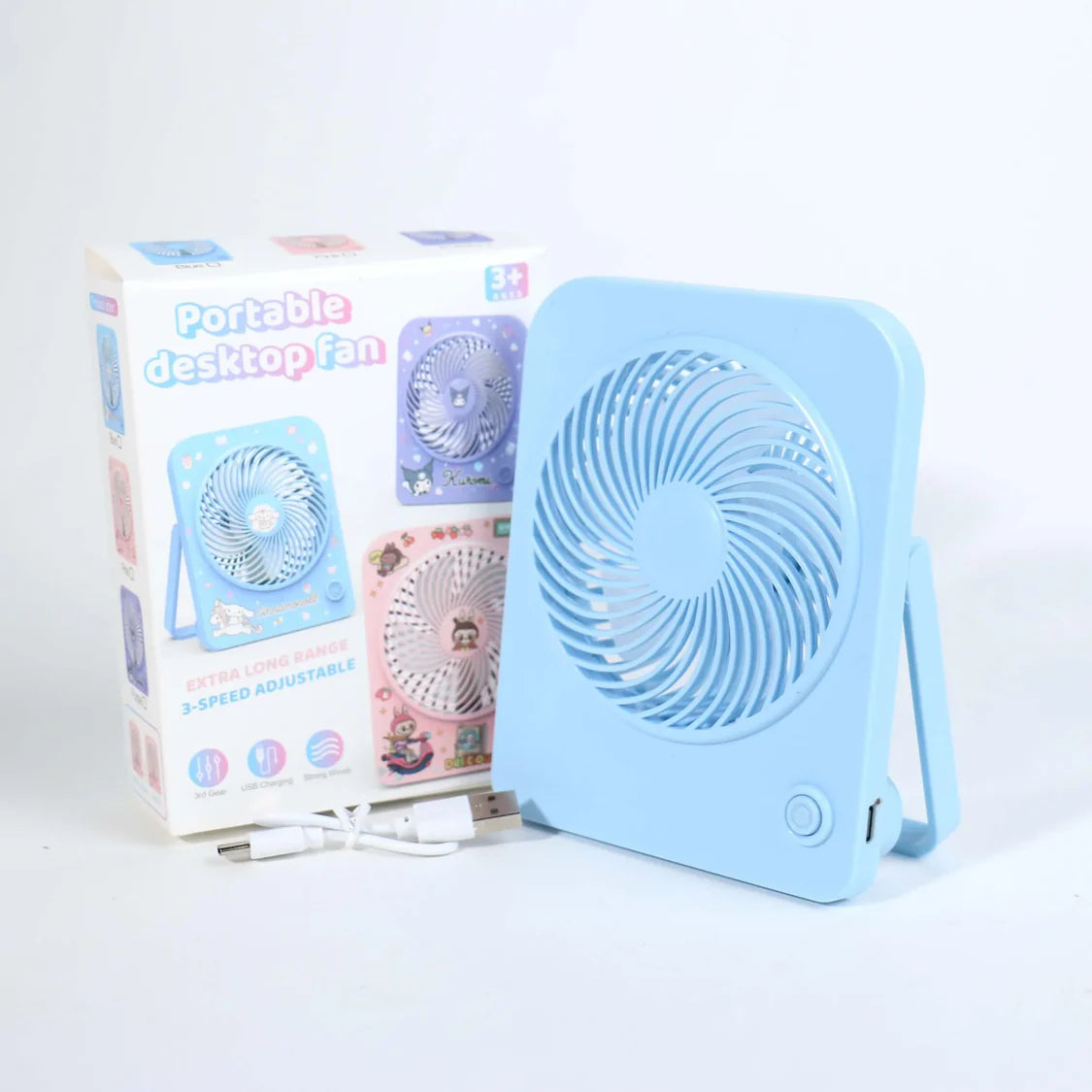 Portable Rechargeable Desk Fan
