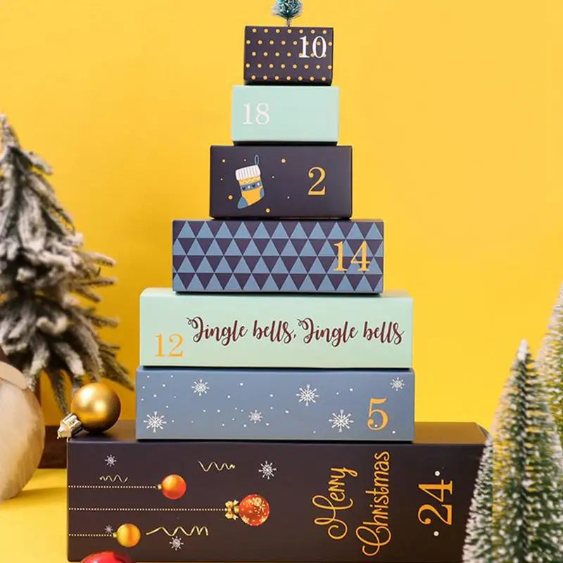 24-Days Christmas Advent Calendar Gift Boxes