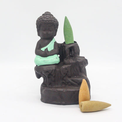 Smoke Fountain Buddha Cone Holder