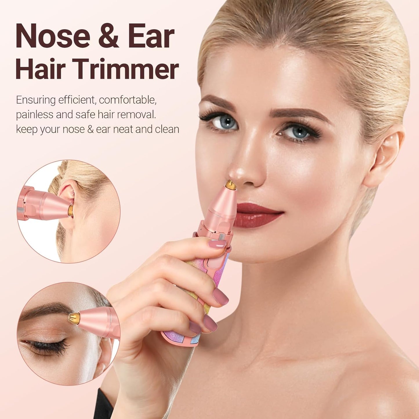 2-in-1 Eyebrow & Facial Electric Trimmer