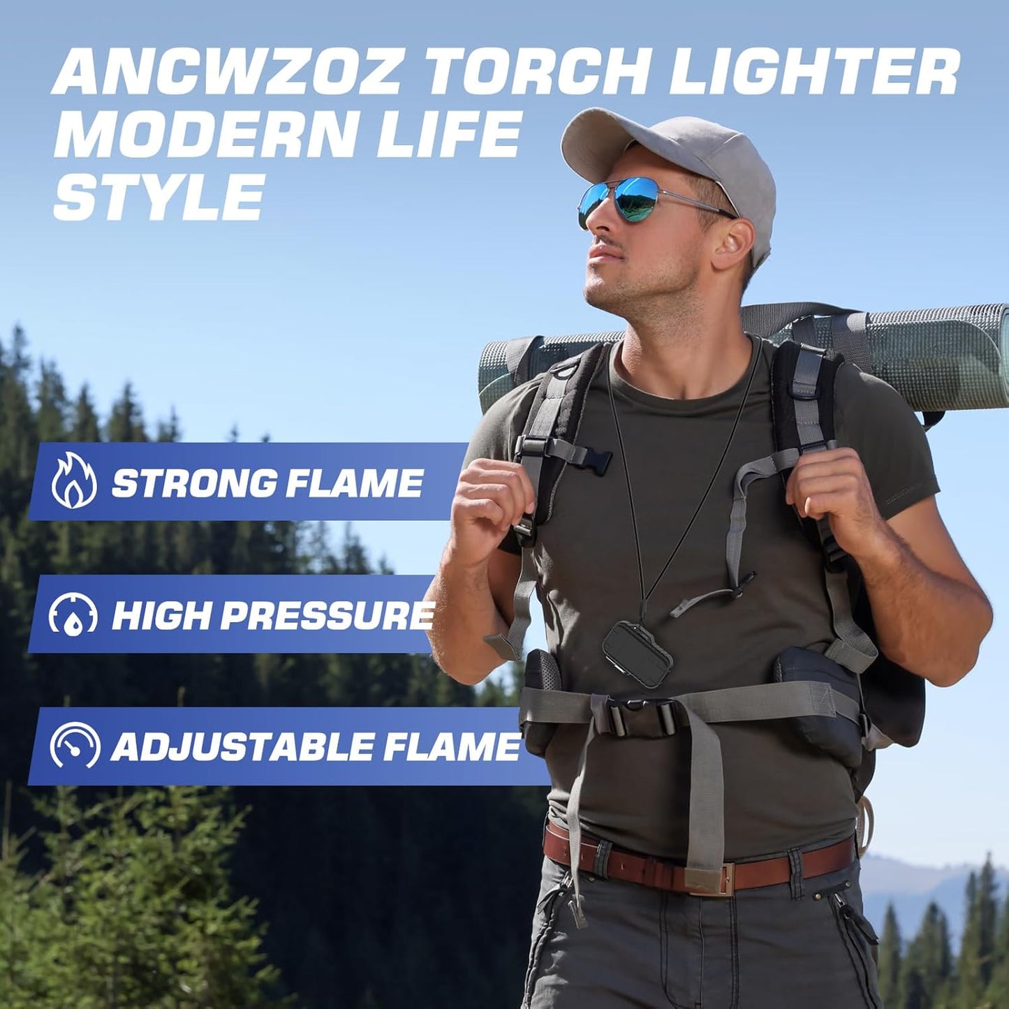 Waterproof USB Torch Lighter