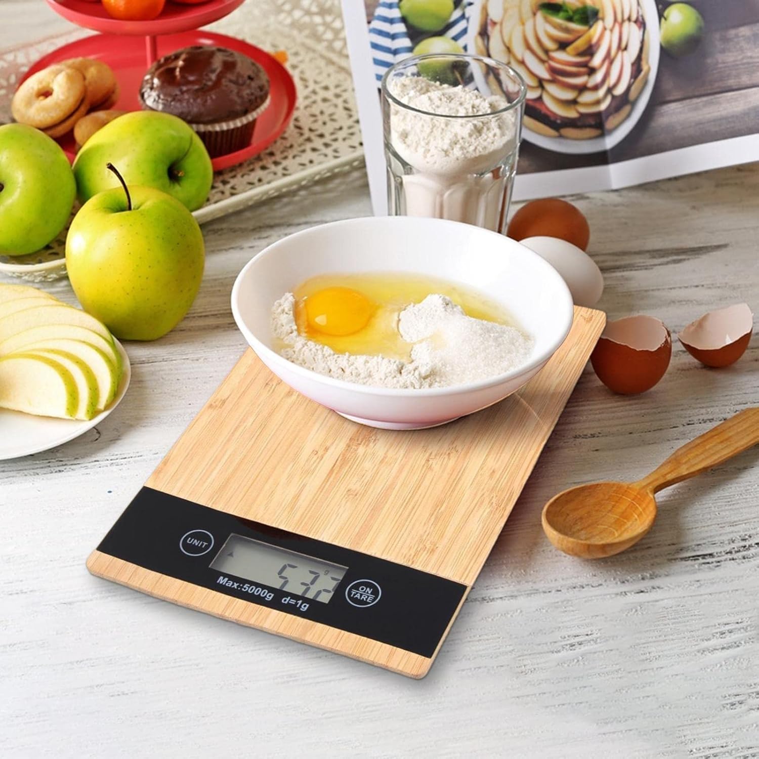 Wooden Kitchen Scale