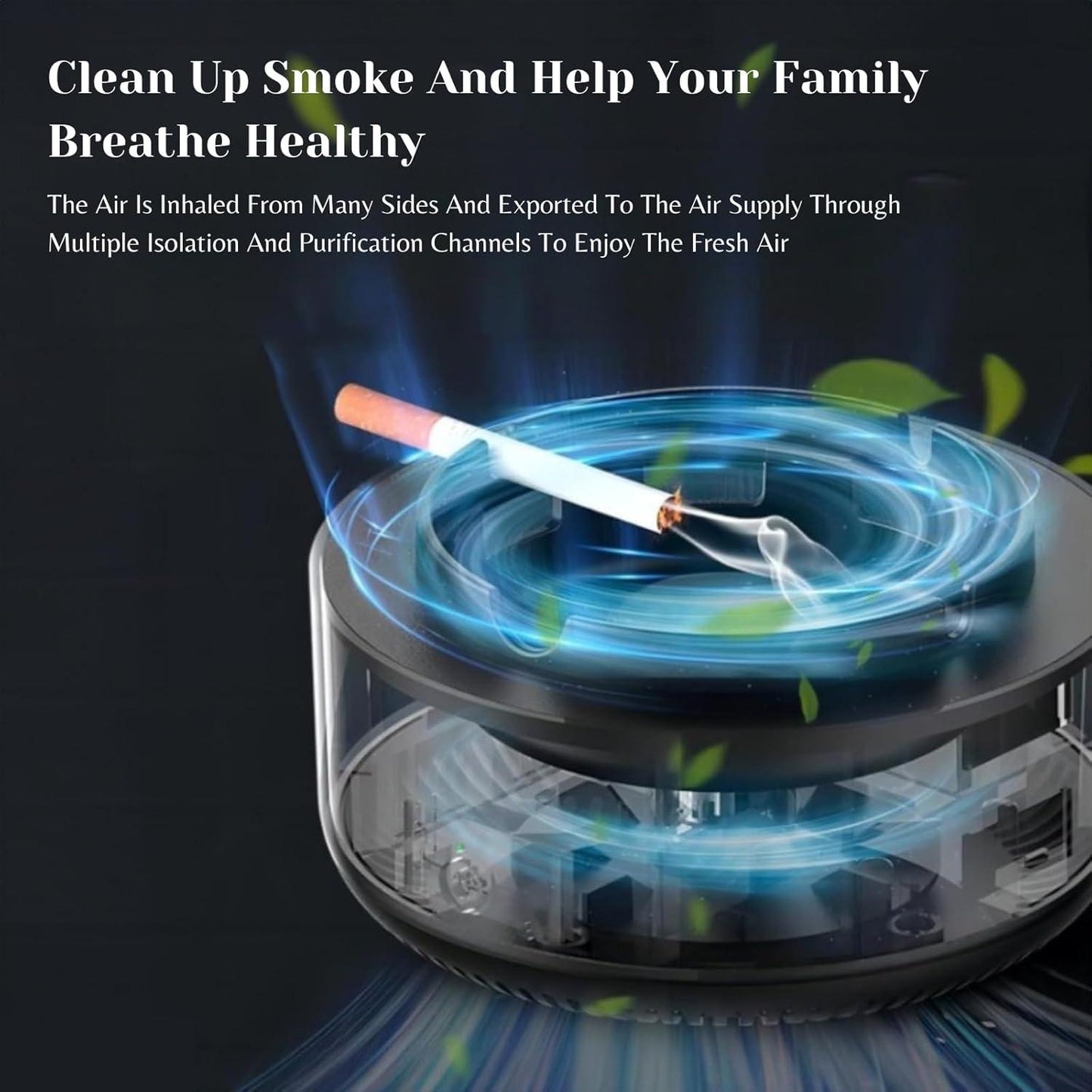 Air Purifier Multifunctional Smokeless Ashtray