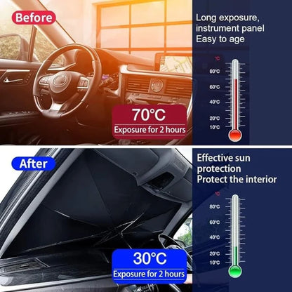 Foldable Windshield Sun Shade Umbrella