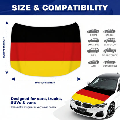 Germany Car Hood Flag Cover