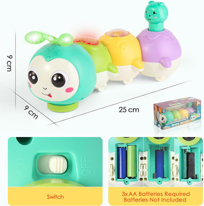 Interactive Caterpillar Crawling Toy
