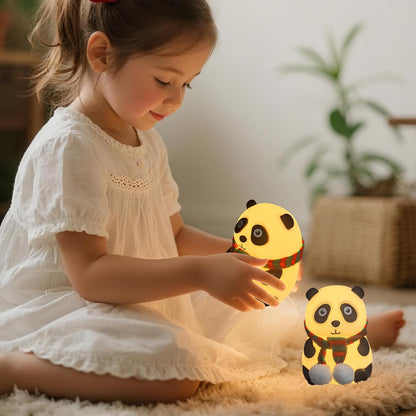 Panda Silicone LED Night Light - Touch Color Change