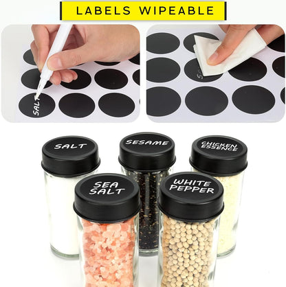 Rotating Spice Rack with 18 Bottles