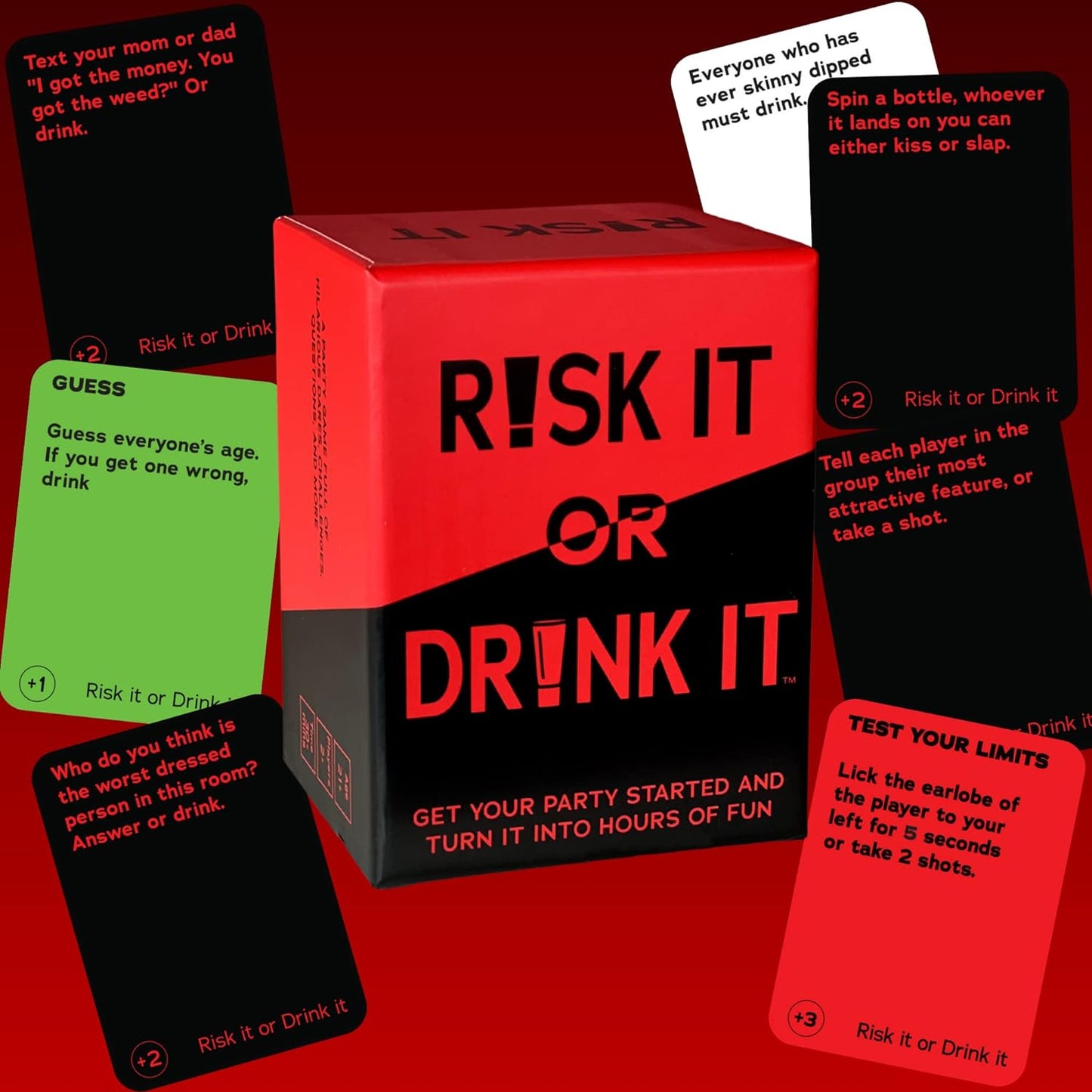 RISK IT OR DRINK IT Couple Game