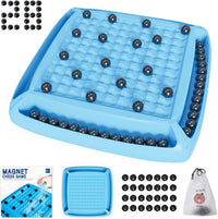 Magnetic Chess Game board with stones in the tray