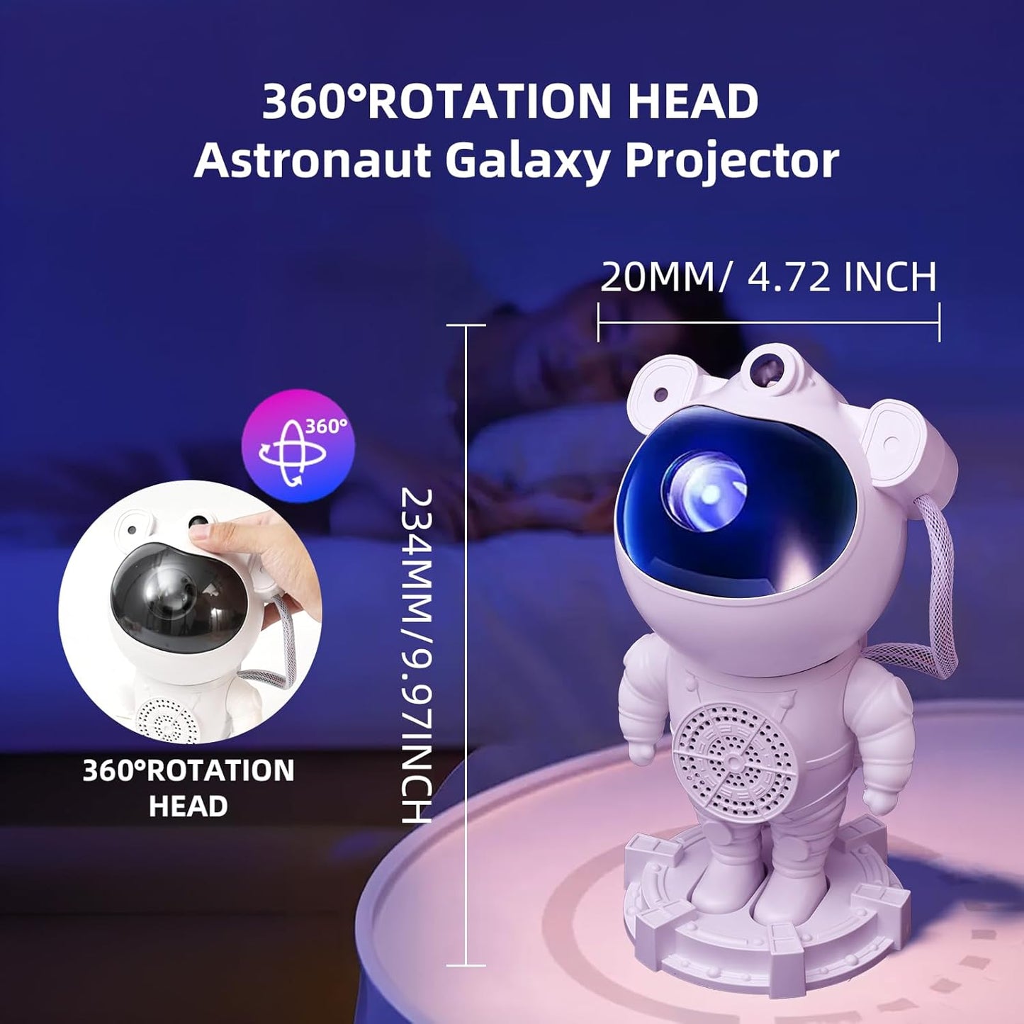 Astronaut Galaxy Nebula Projector