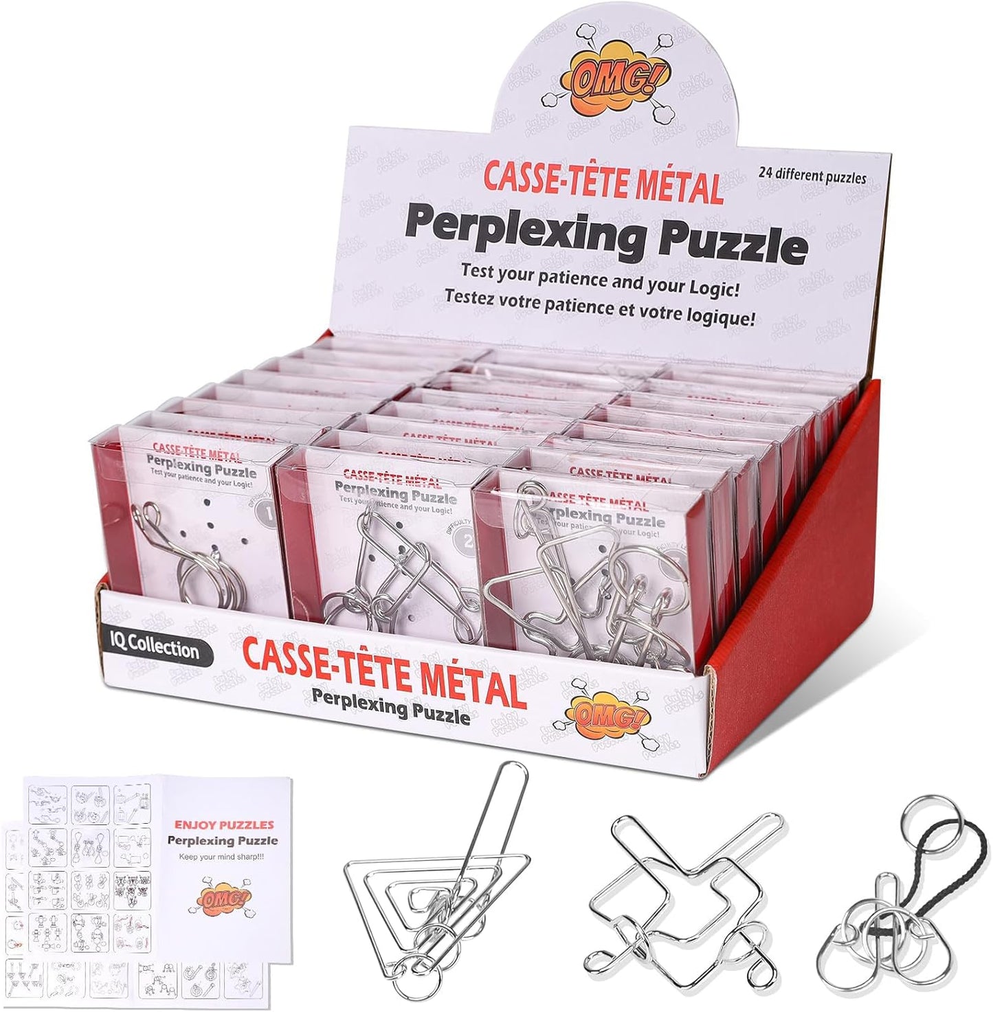 METAL BRAIN TEASER PUZZLES (Random Puzzle)
