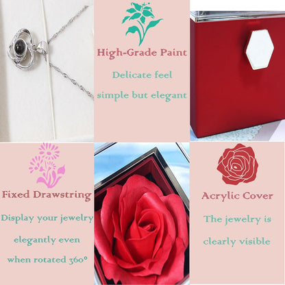 Eternal Rose Surprise Jewelry Box