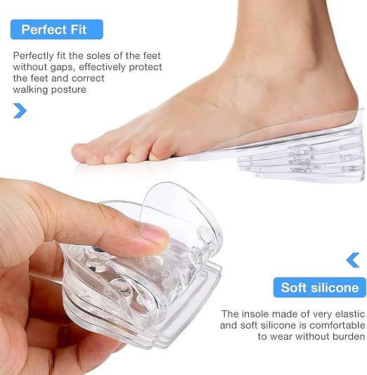 5 layers silicone gel shoe
