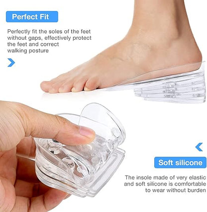 5 layers silicone gel shoe