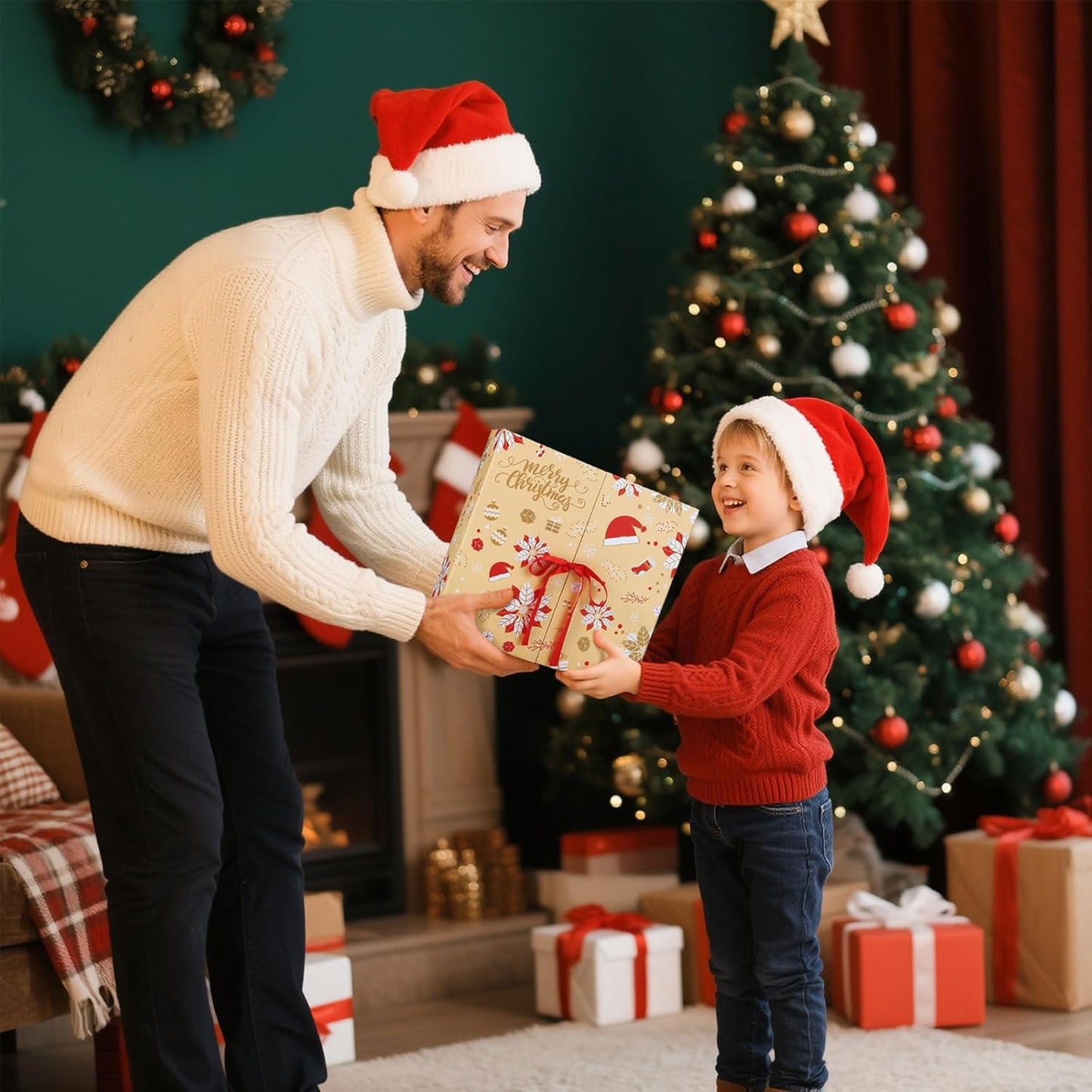 24-Days Christmas Advent Calendar Gift Boxes