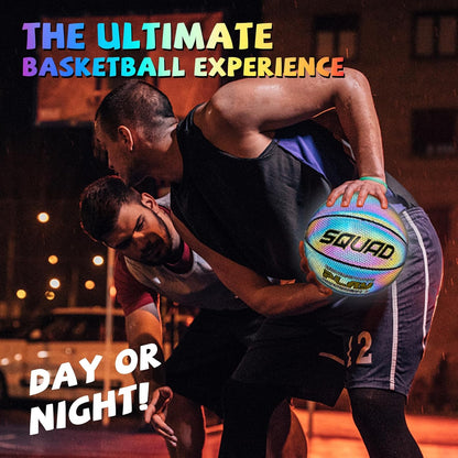 Night-Play Reflective Glowing Basketball