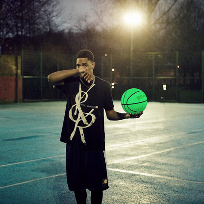 Night-Play Reflective Glowing Basketball