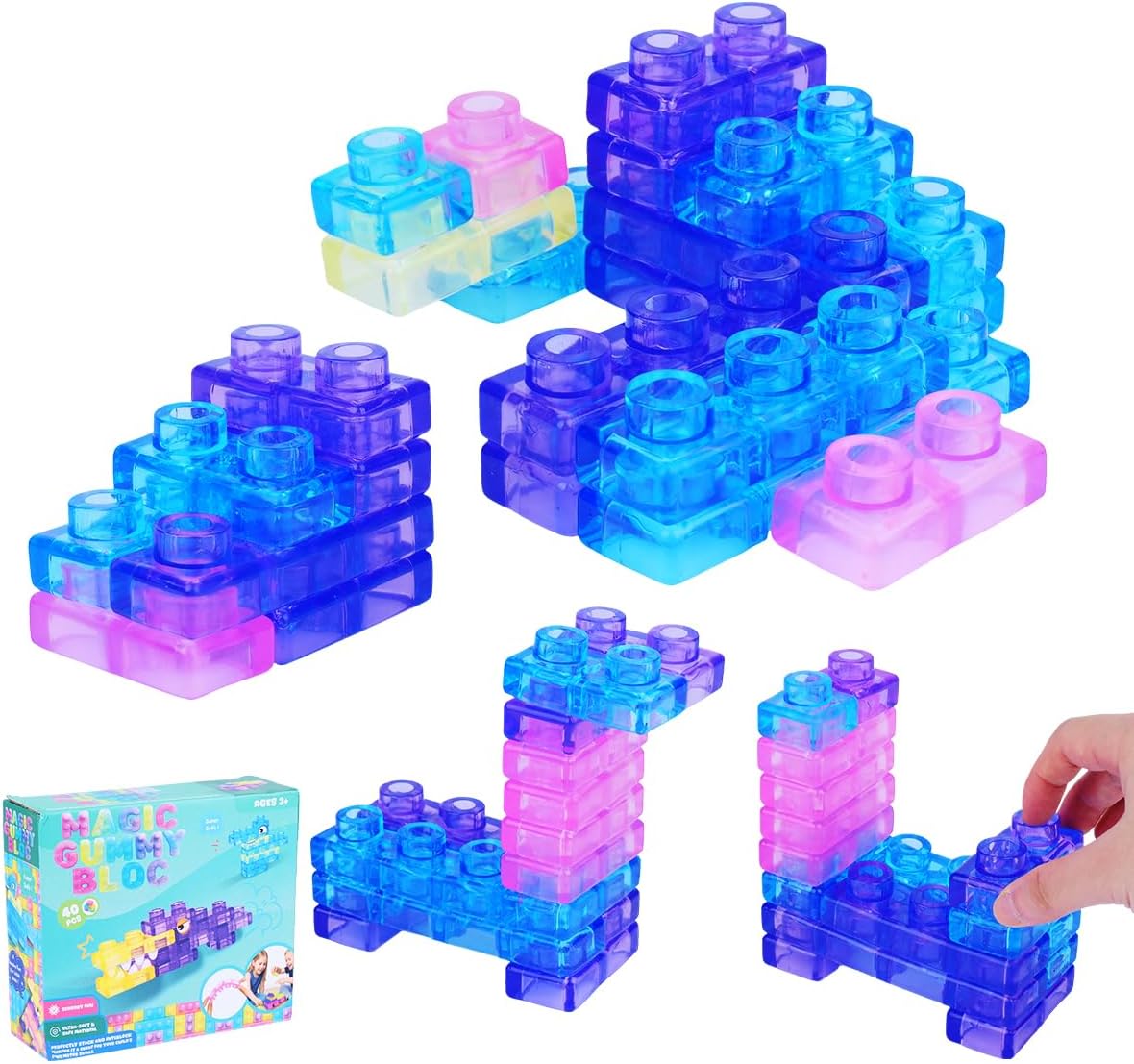 Magic Gummy Soft Building Blocks