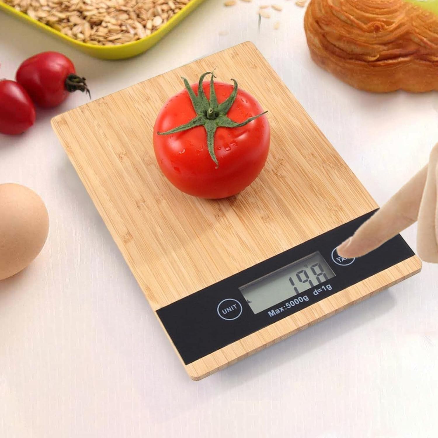 Wooden Kitchen Scale