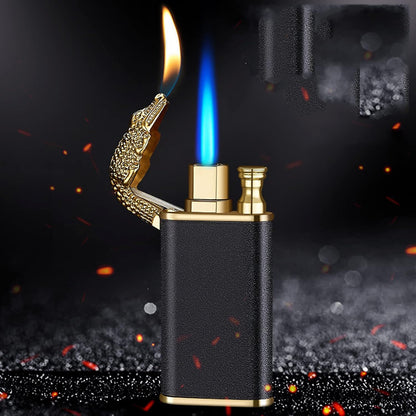 Dual Flame Crocodile Lighter