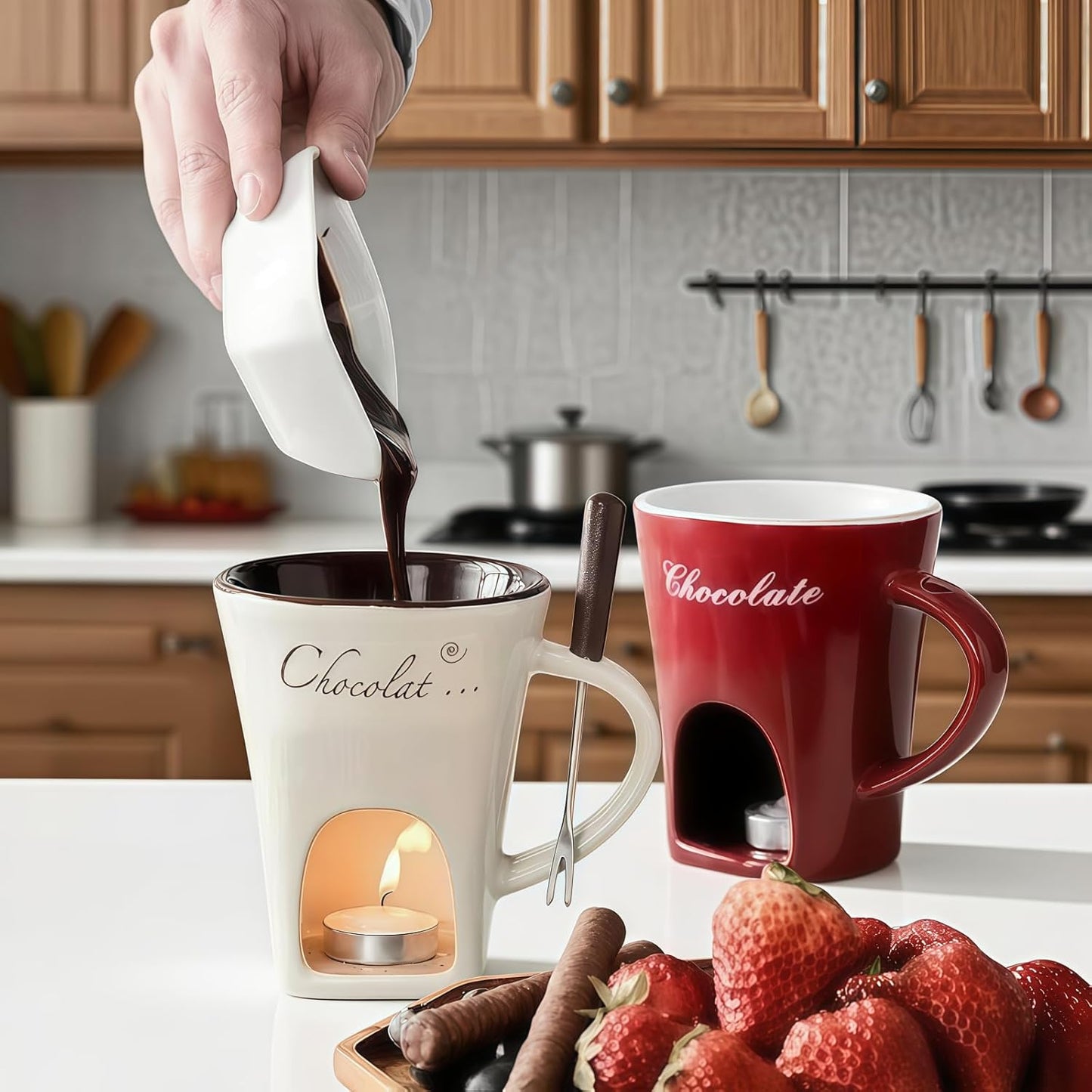 Chocolate Melting Mug Set