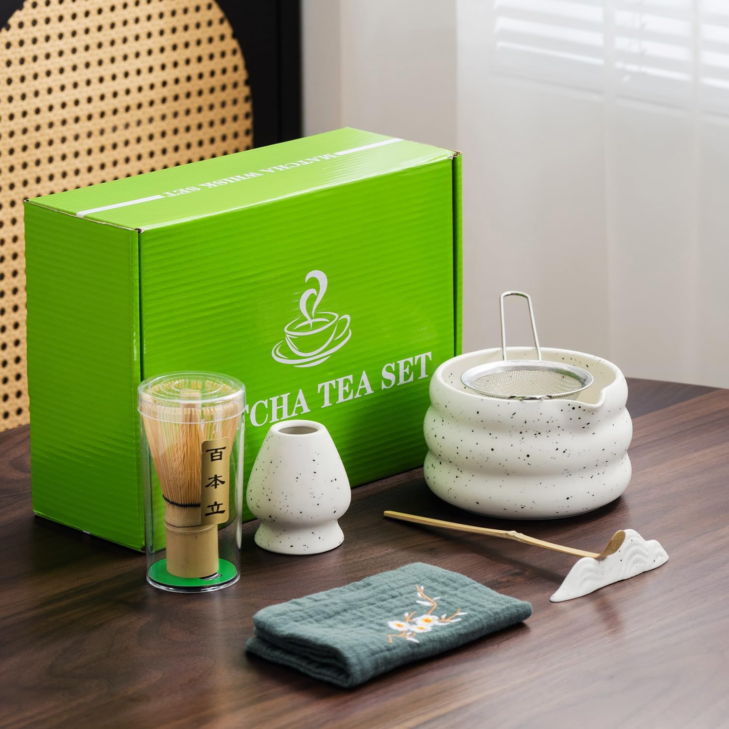 7-Piece Traditional Matcha Tea Set – Afkar Plus