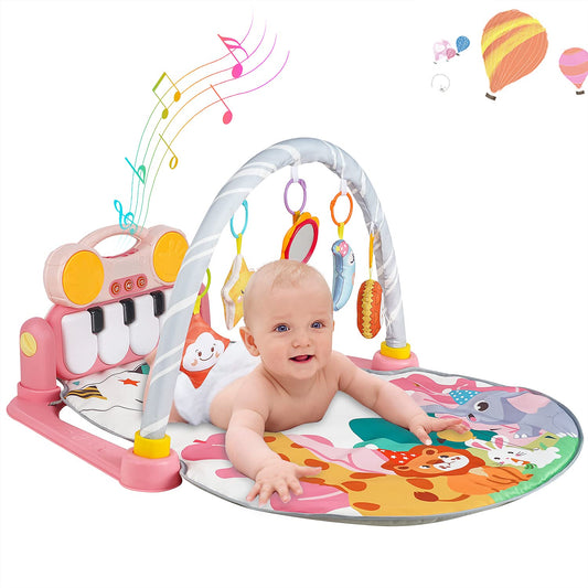 3-in-1 Baby Piano Gym & Activity Play Mat