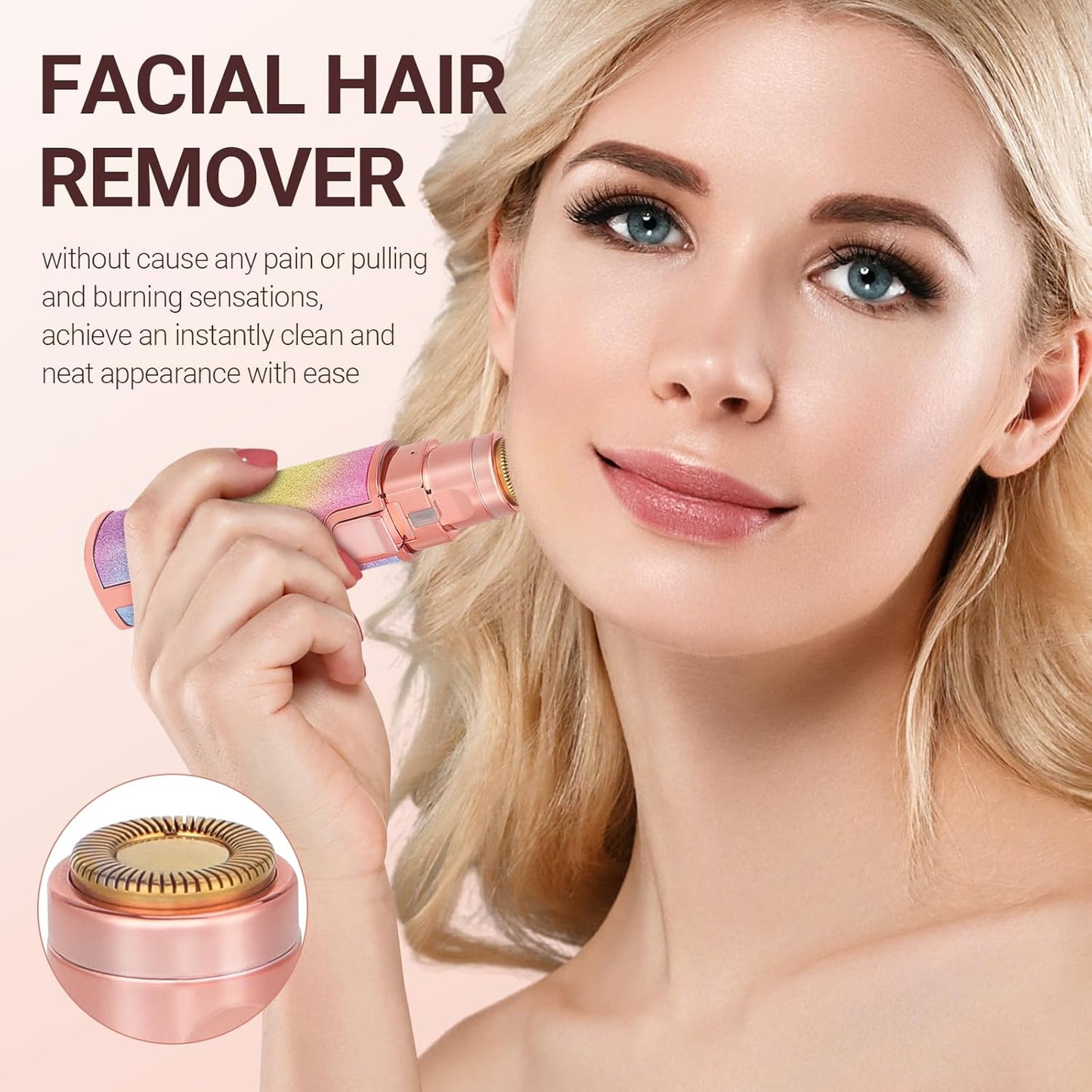2-in-1 Eyebrow & Facial Electric Trimmer