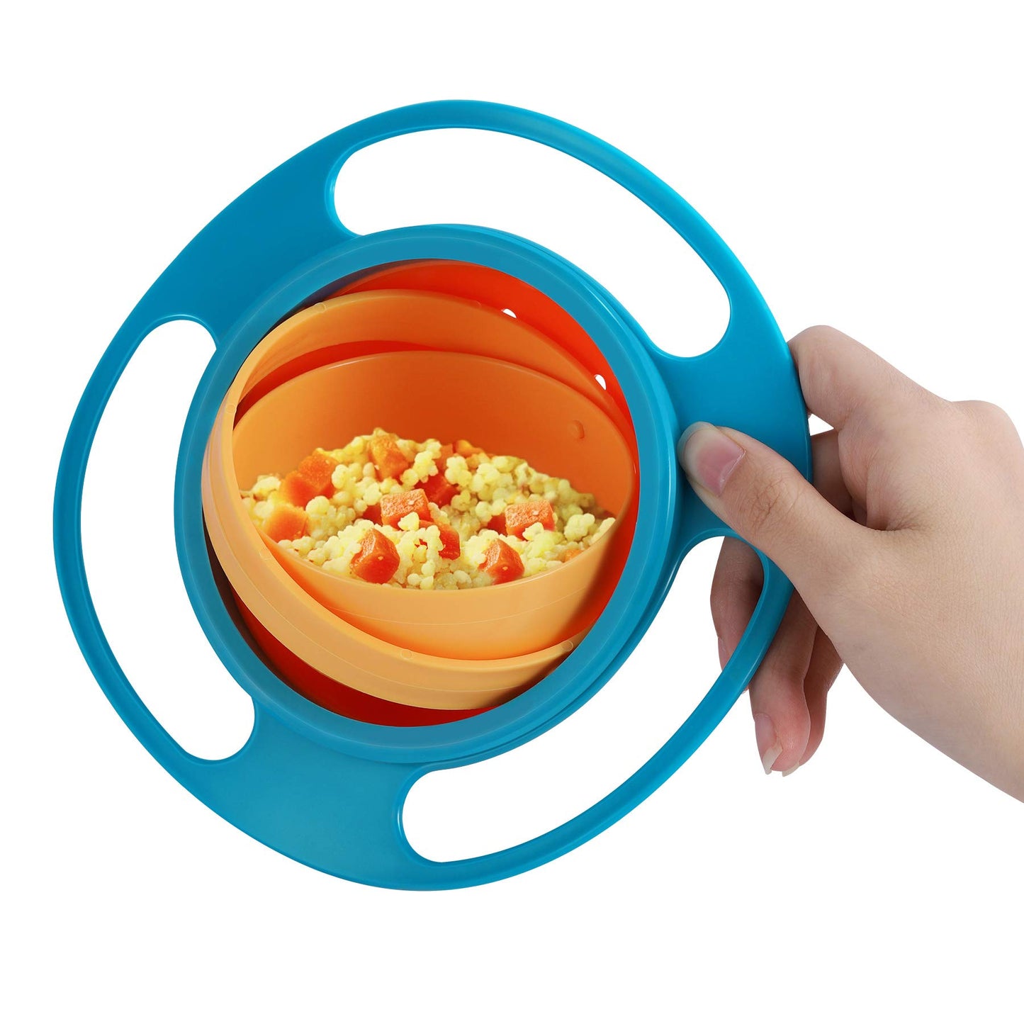 Plastic Spill-Proof 360° Baby Bowl