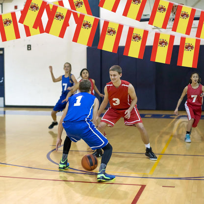 Spain Banner 10 Flags 20x30 cms