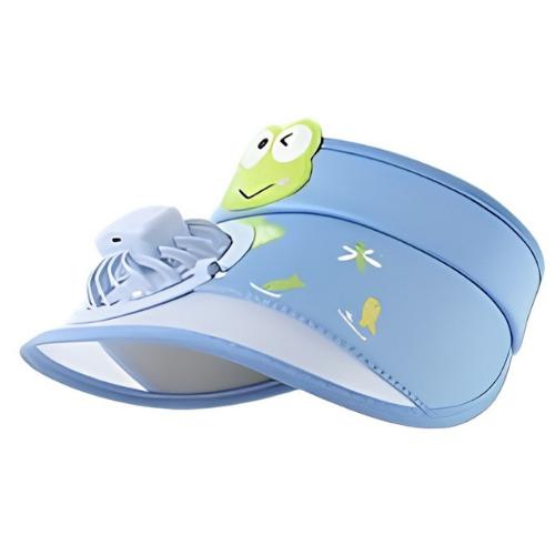 Kids Cooling Sun Visor Fan Hat