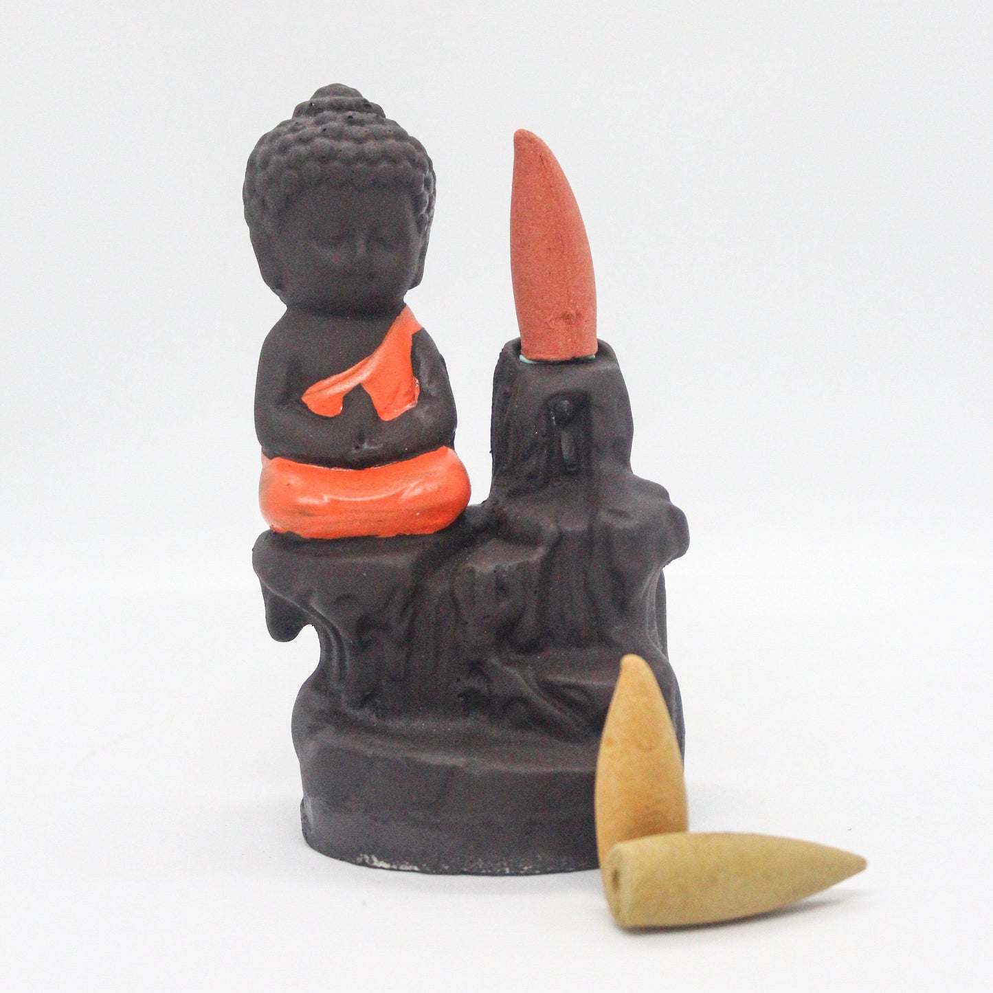 Smoke Fountain Buddha Cone Holder