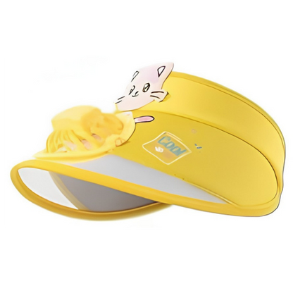 Kids Cooling Sun Visor Fan Hat