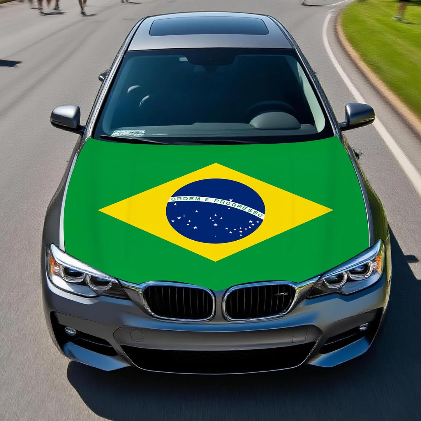 World Cup Car Hood Flag Cover