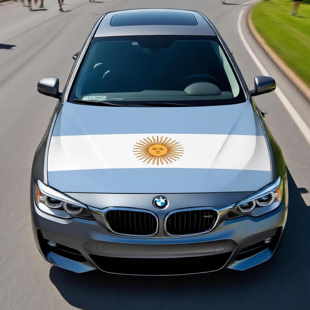 Argentina Car Hood Flag Cover