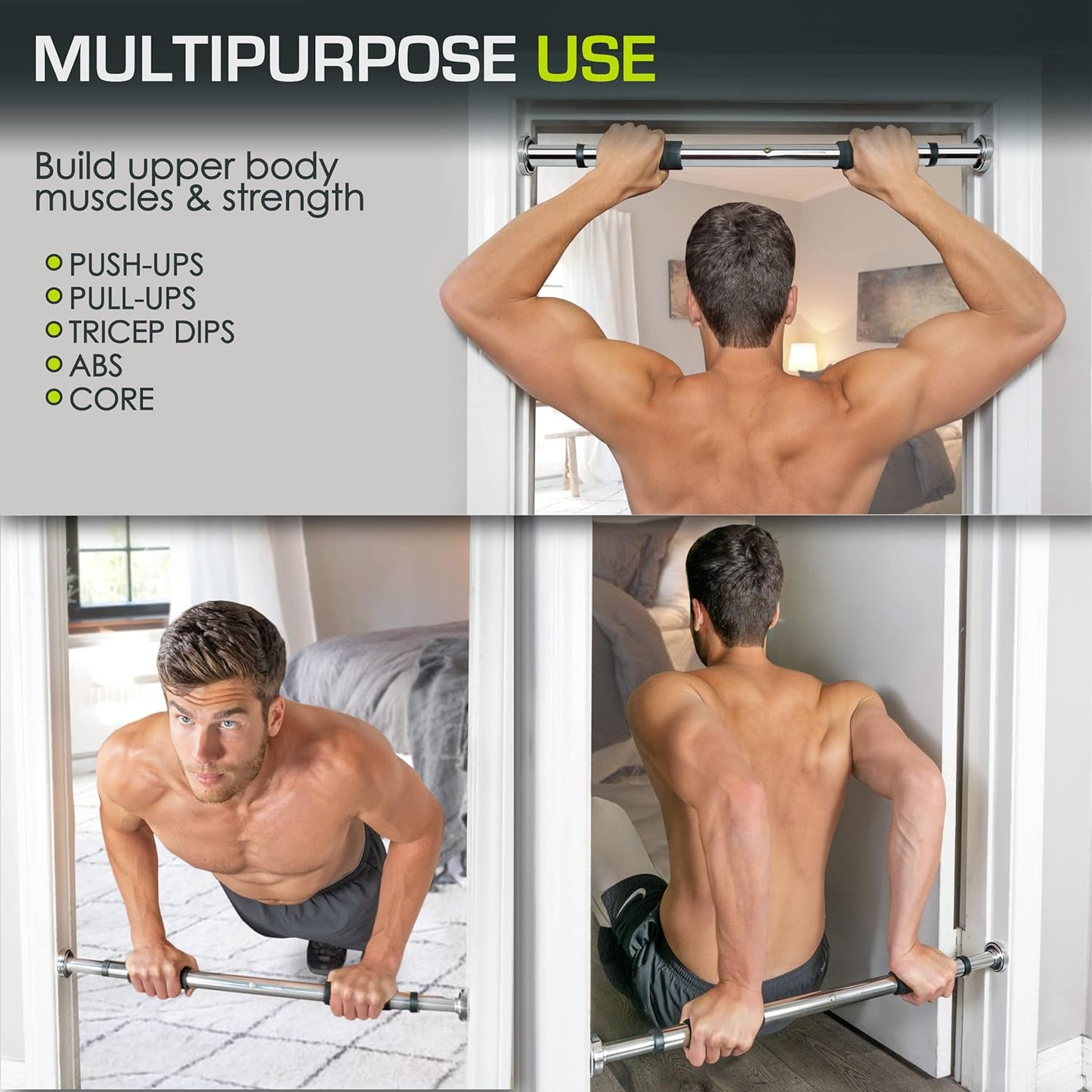Adjustable Doorway Pull-Up Bar