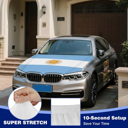 Argentina Car Hood Flag Cover
