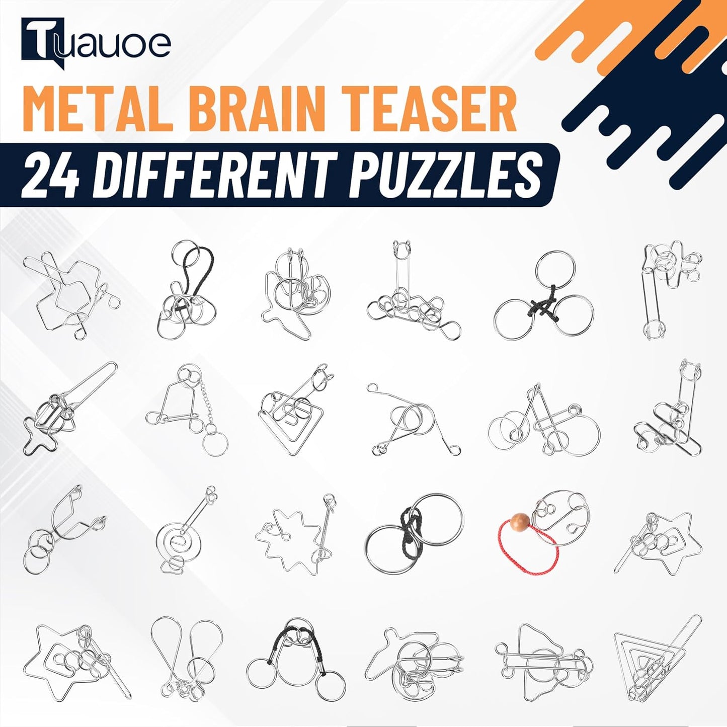 METAL BRAIN TEASER PUZZLES (Random Puzzle)