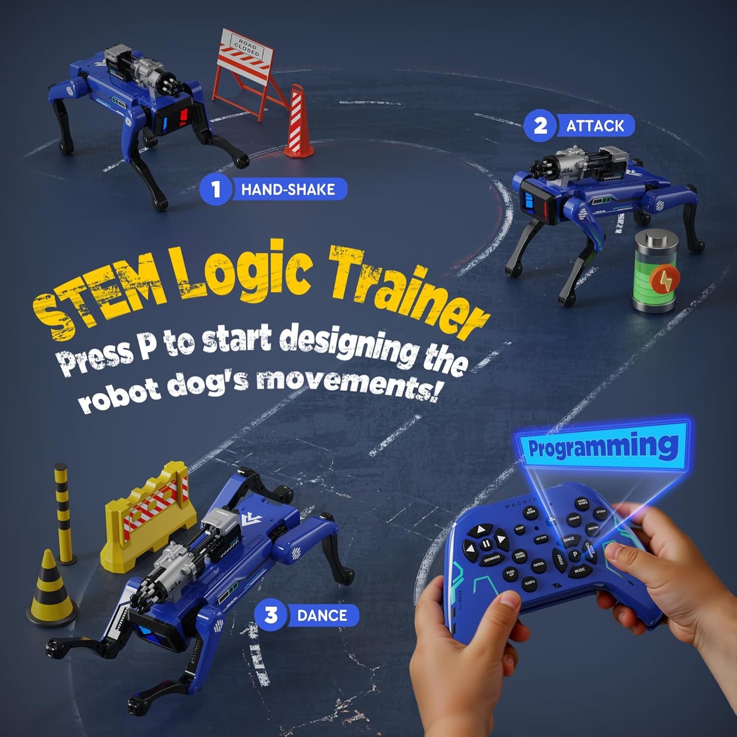 WATER SPRAYING SMART ROBOT DOG