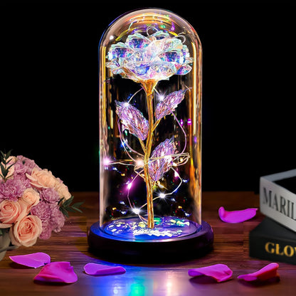 Eternal Rose Flower LED Lamp