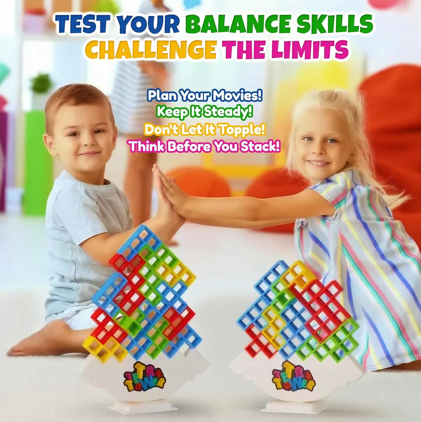 TETRA TOWER Balance Stacking Game