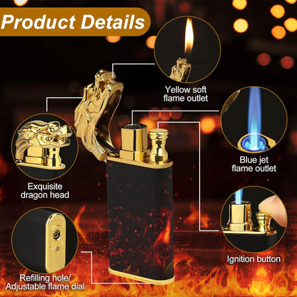 Dual Flame Dragon Lighter