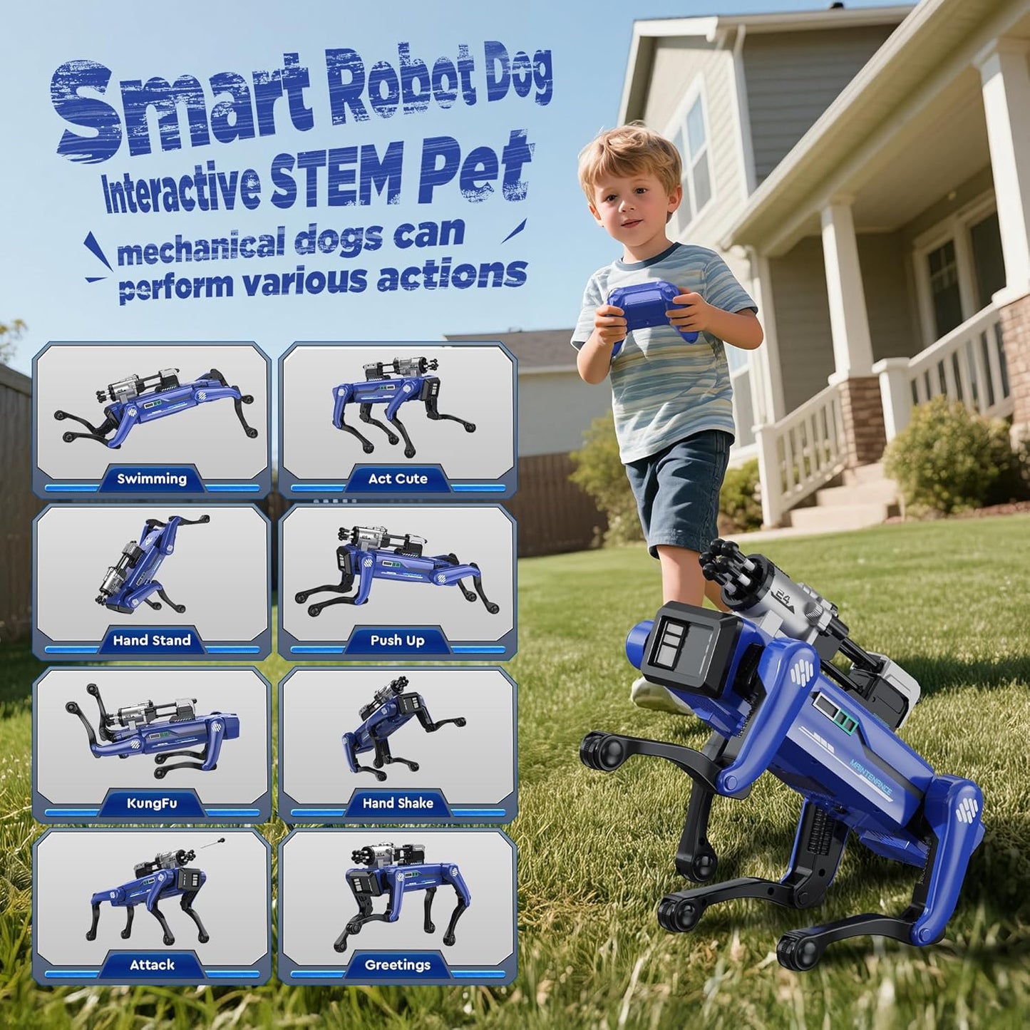 WATER SPRAYING SMART ROBOT DOG