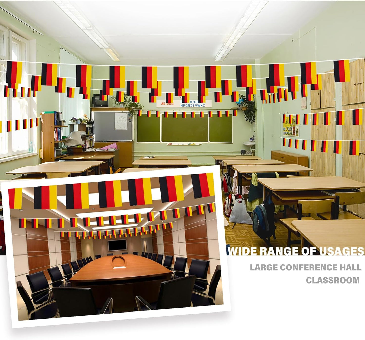 Germany Banner 10 Flags 20x30 cms