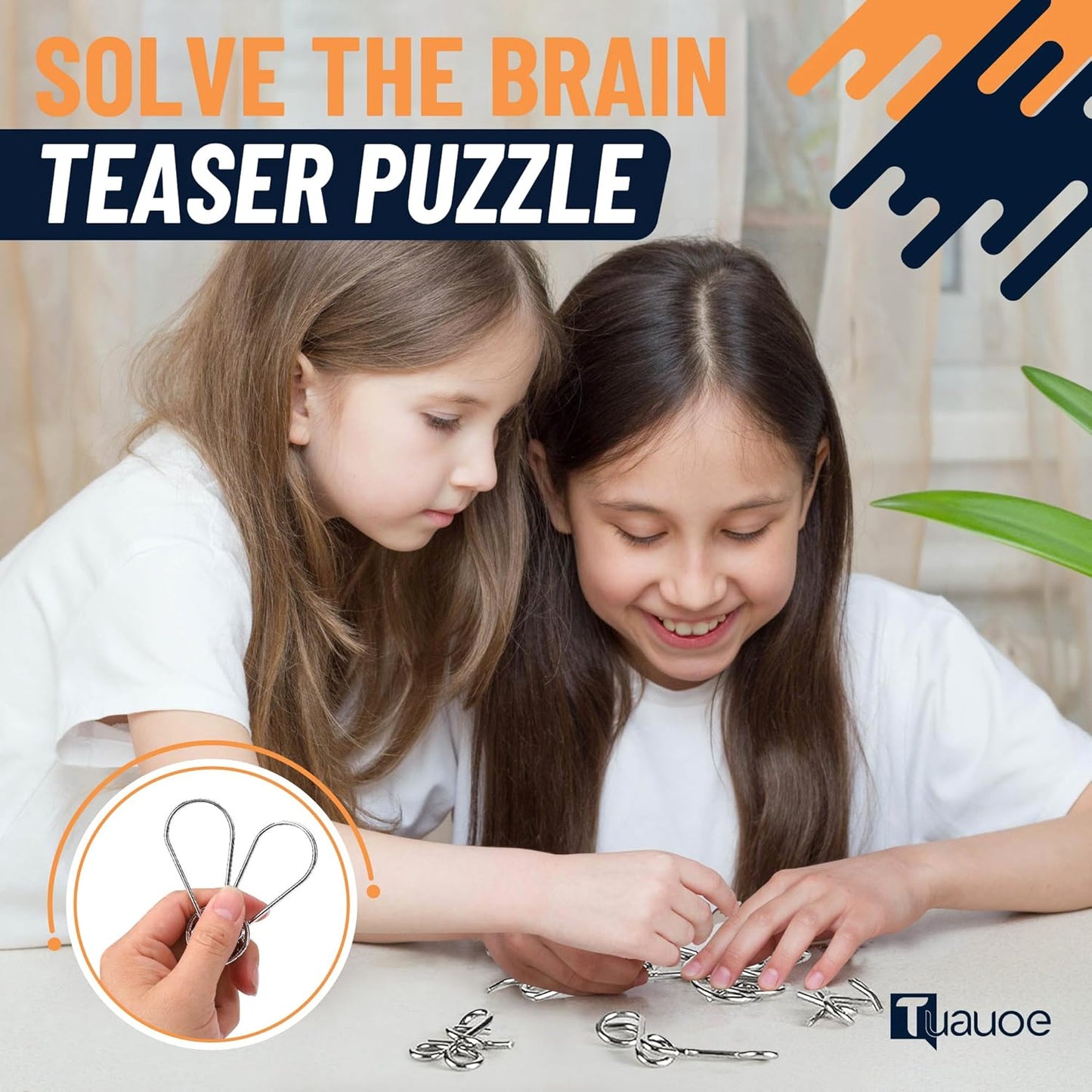 METAL BRAIN TEASER PUZZLES (Random Puzzle)