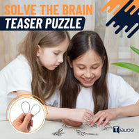 METAL BRAIN TEASER PUZZLES (Random Puzzle)