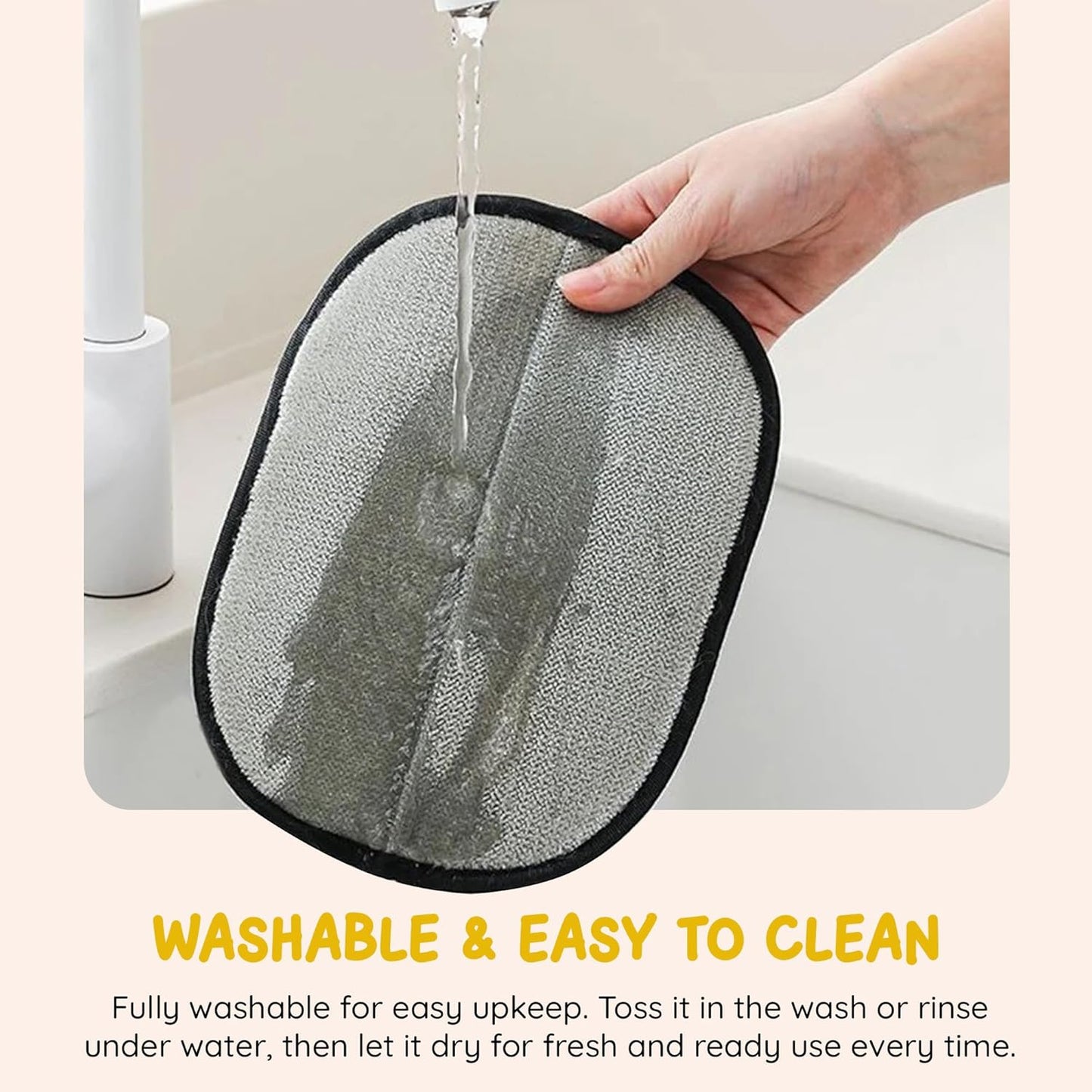 Pet Hair Removal Glove 3-Pack
