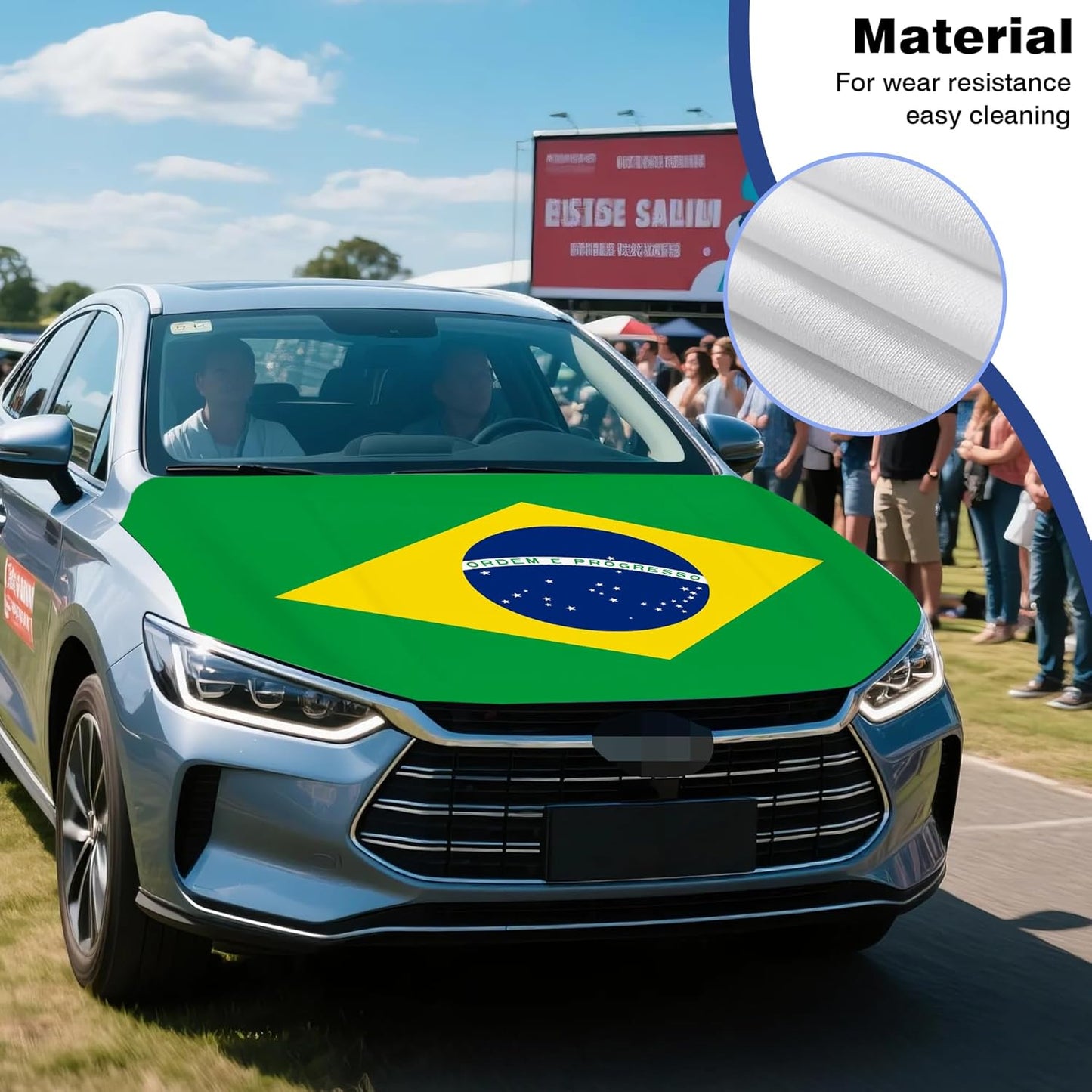 World Cup Car Hood Flag Cover