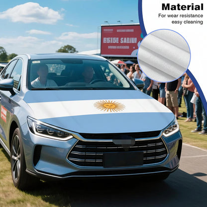 Argentina Car Hood Flag Cover